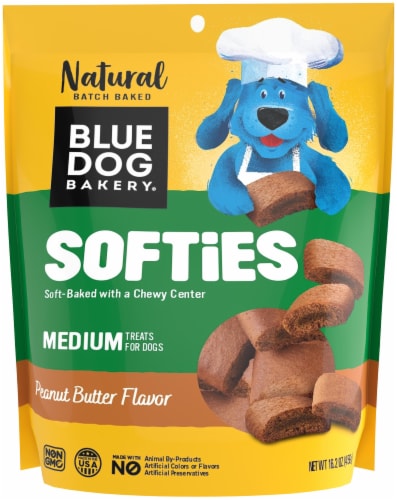 Blue Dog Bakery® Softies Peanut Butter Flavor Medium Dog Treats Perspective: front