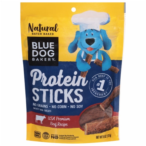 Blue Dog Bakery® All Natural USA Premium Beef Sticks Perspective: front