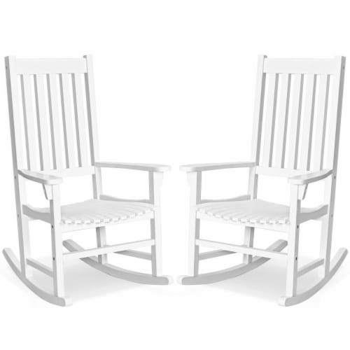 White and wood rocking chair deals