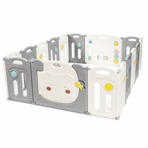 Baby Playpen Kids Fence with Safety gate –