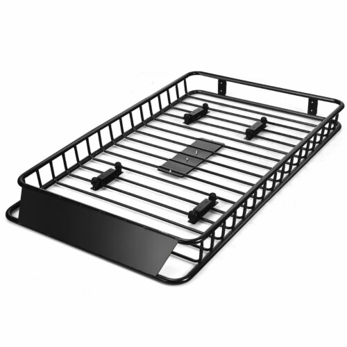 64 Universal Roof Rack Cargo Carrier W Expandable Top Luggage Holder Basket 1 unit Harris Teeter