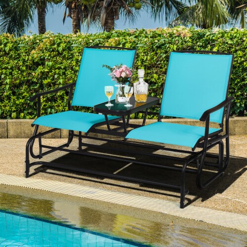 Double outdoor rocking chair deals