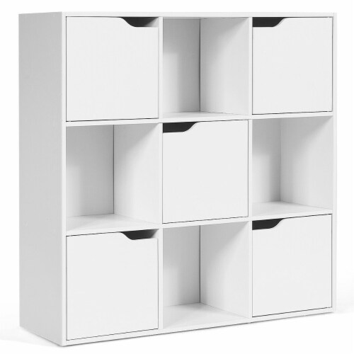 Kids Cube Storage Shelves with Bins and Large Storage for Kids Bedroom,  White, 1 Unit - Fry's Food Stores