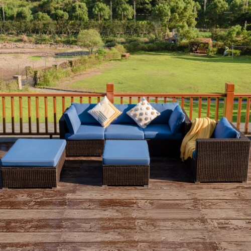 Used outlet rattan sofa