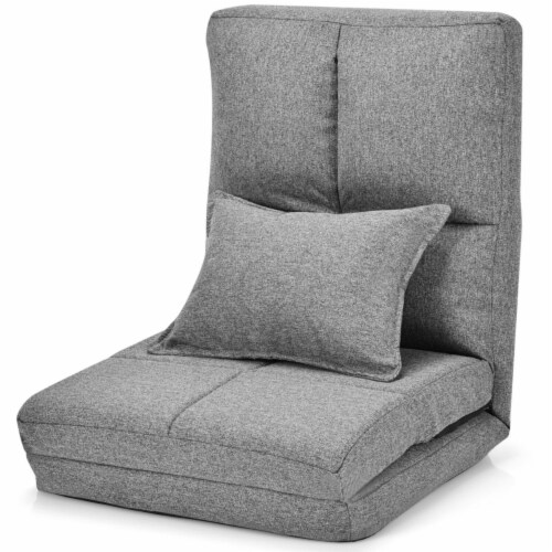 Grey futon on sale chair