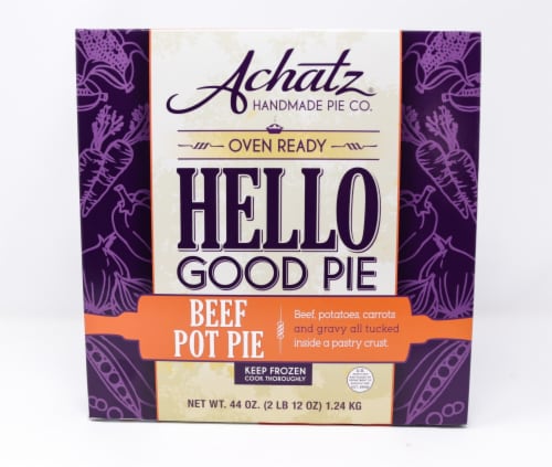 Achatz® Handmade Hello Good Pie Beef Pot Pie Perspective: front
