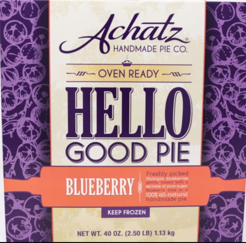 Achatz Handmade Blueberry Pie Perspective: front