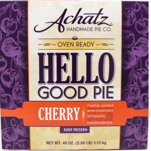 Achatz Handmade Over Ready Hello Good Pie Cherry Pie Perspective: front
