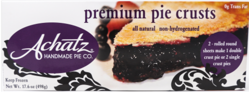 Achatz Natural Handmade Premium Pie Crusts 2 Count Perspective: front