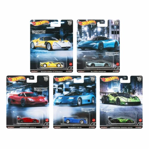 Hotwheels FPY86-957M Culture Series Exotic Envy Diecast Model Car Set - 5 Piece Perspective: front