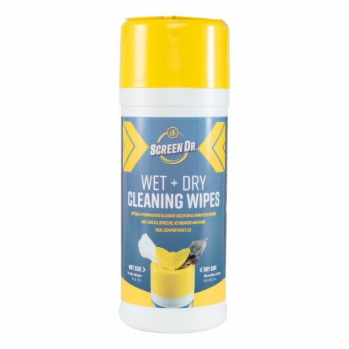 Digital Innovations CleanDr. Wet + Dry Cleaning Wipes Perspective: front