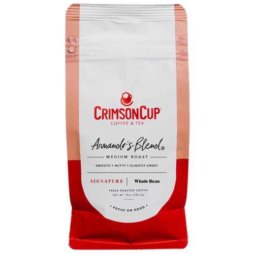 Crimson Cup® Armando's Blend® Medium Roast Whole Bean Coffee Perspective: front