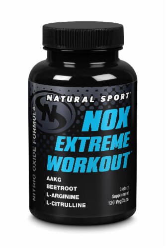 NOX Extreme Workout Vegcap 120 Count Perspective: front