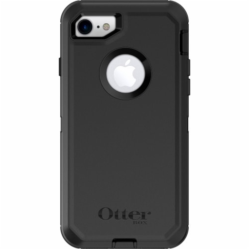 OtterBox Defender Series iPhone Case - Black Perspective: front