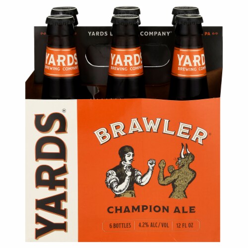 Yards Brewing Co Brawler Ale Perspective: front