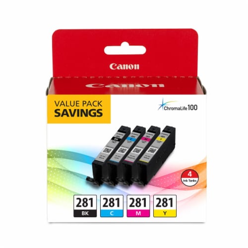 2091C005 (CLI-281) Ink, Black/Cyan/Magenta/Yellow 2091C005 (CLI-281) Ink, Black/Cyan/Magenta/Yellow