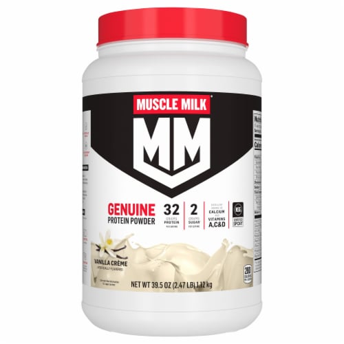 Muscle Milk® Vanilla Creme Genuine Protein Powder Perspective: front