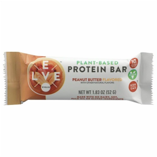 Evolve Peanut Butter Protein Bar Perspective: front