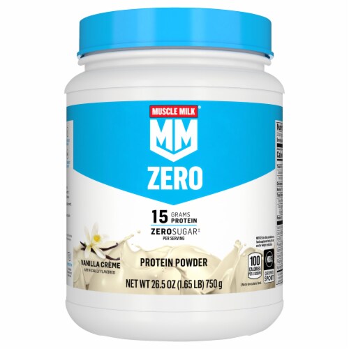 Muscle Milk™ Vanilla Creme Low-Fat Protein Powder Perspective: front