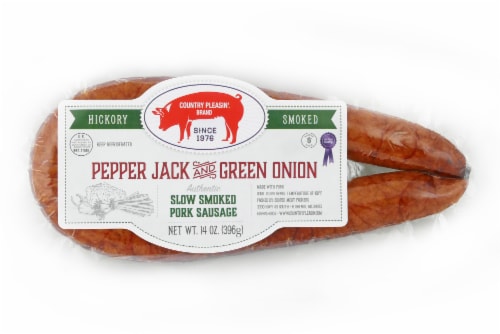 Country Pleasin' Pepperjack & Green Onion Sausage Perspective: front