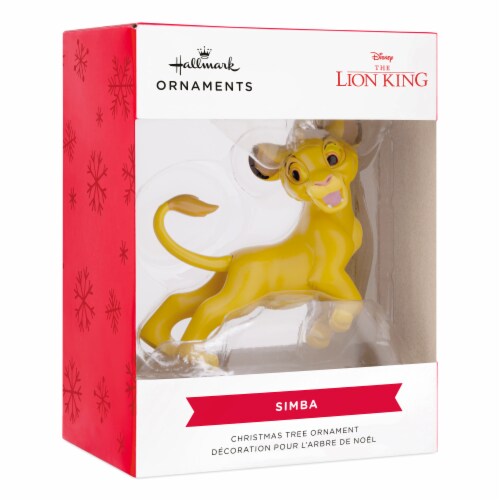 Hallmark The Lion King Simba Christmas Ornament Perspective: front