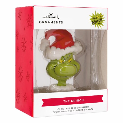 Hallmark Ornaments The Grinch Christmas Tree Ornament Perspective: front