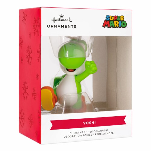 Hallmark Christmas Ornament - Nintendo Super Mario Yoshi Perspective: front