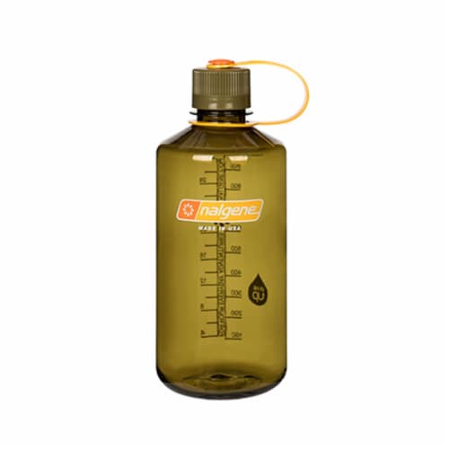 Nalgene NAL-72601 Nalgene Tritan narrow-mouth Olive - 32 oz. Perspective: front