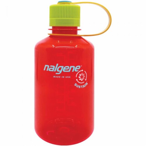 Nalgene 16oz Wide Mouth Water Bottle BpA Free Plastic