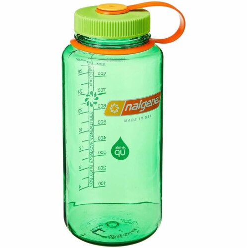 Nalgene 341967 32 oz Narrow Mouth Melon Ball Bottle Perspective: front