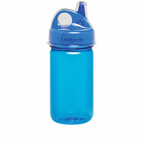 Nalgene 341911 Grip-N-Gulp Blue with Cover Perspective: front