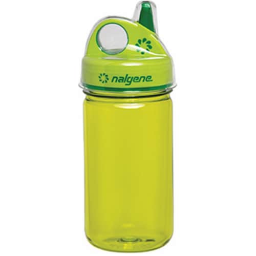 Nalgene 341913 Grip-N-Gulp Green with Cover Perspective: front