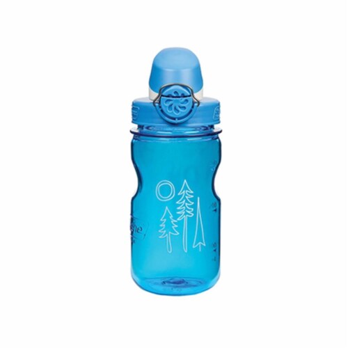 Nalgene NAL-1263-0009 12 oz OTF Kids Water Bottle Forest with Blue