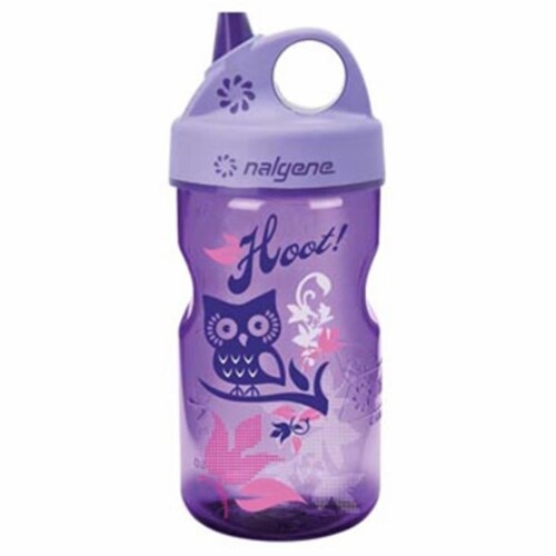 Grip-N-Gulp Purple Hoot Perspective: front