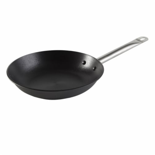 11 in. Imusa Ceramic Saute Pan, Dark Grey Perspective: front