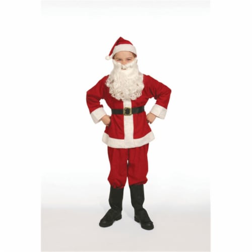 Economy Child Santa Suit- Size 8-10 Perspective: front