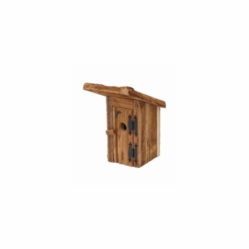 Chester County Mushroom Wood Outhouse, Natural Perspective: front