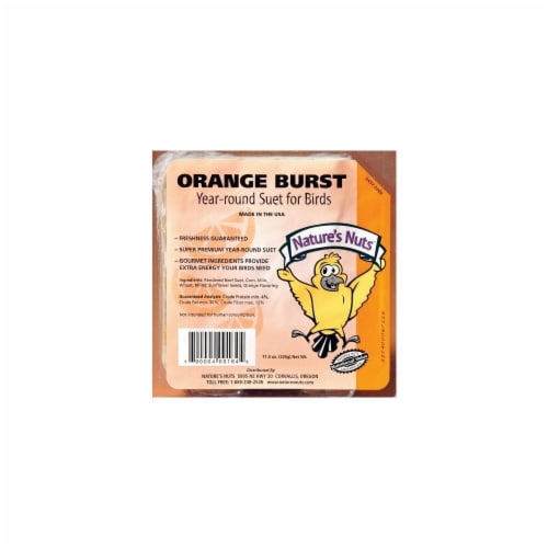 11.5 Oz Orange Burst Suet - Case of 12 Perspective: front