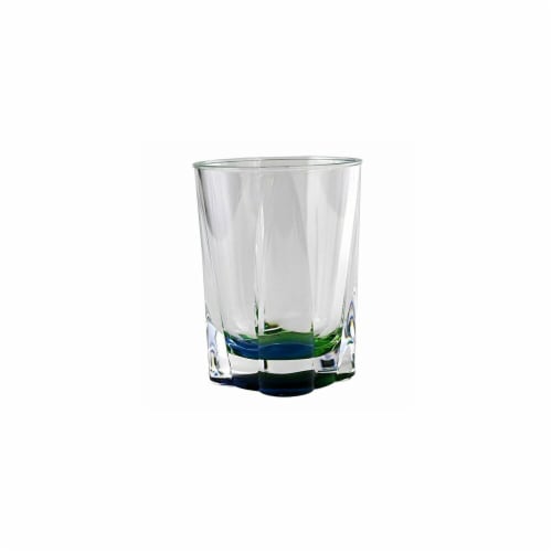 Peacock Crystal Tumbler Perspective: front