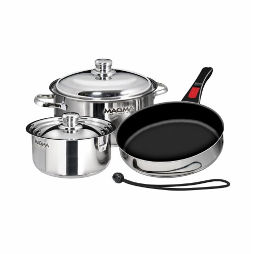 Cookware Nestable Induction with Ceramica Non-Stick Perspective: front