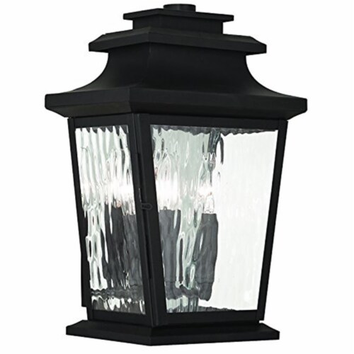 17 in. Oxford 4 Light Candelabra Base Imperial Bronze Outdoor Wall Lantern Perspective: front
