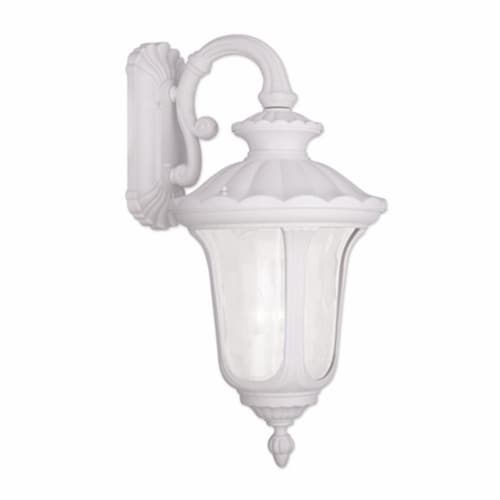 Outdoor Wall Lantern - White Perspective: front