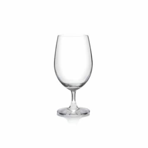 Pure & Simple Serve Aqua Wine Glass - 16.9 oz. Perspective: front
