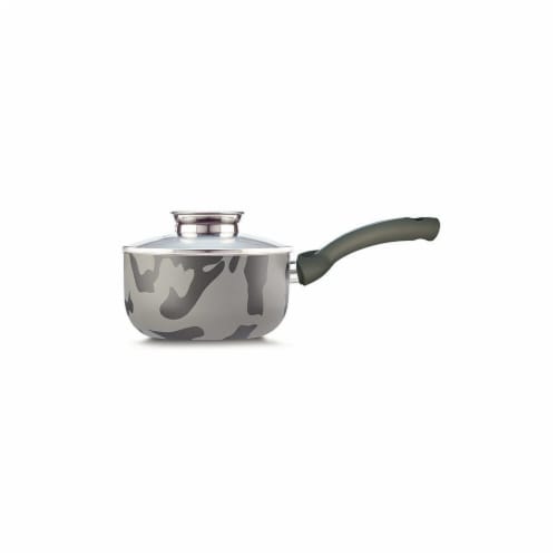 Lancaster Commercial Products Camouflage Bio-Ceramix Nonstick Sauce Pan - 6.5 in., 1 Handle Perspective: front