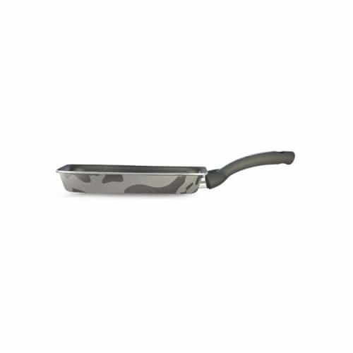 Lancaster Commercial Products Camouflage Bio-Ceramix Nonstick Steak Griller, 11 x 11 in. Perspective: front