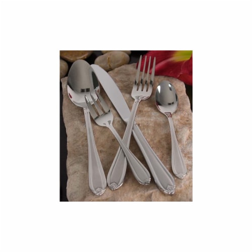 18-10 Stainless Steel  84 Piece Flatware Set Perspective: front
