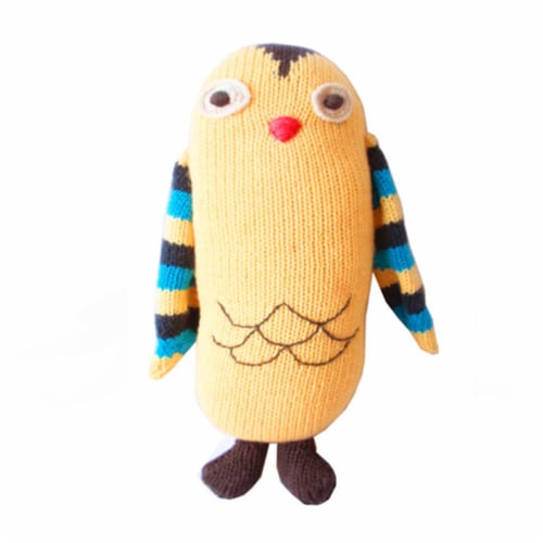 Knit Owl , 8.5 in. Toy Perspective: front