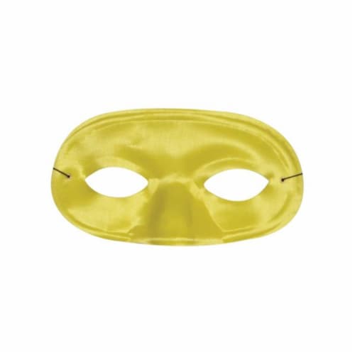 Half Domino Mask Yellow Perspective: front