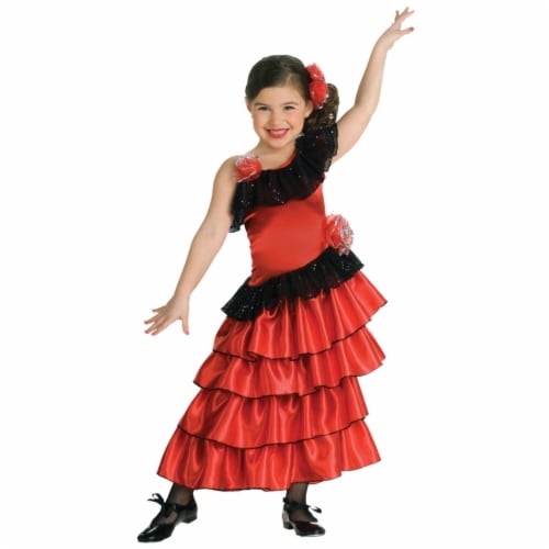Spanish Princess Child Costume, Medium Perspective: front