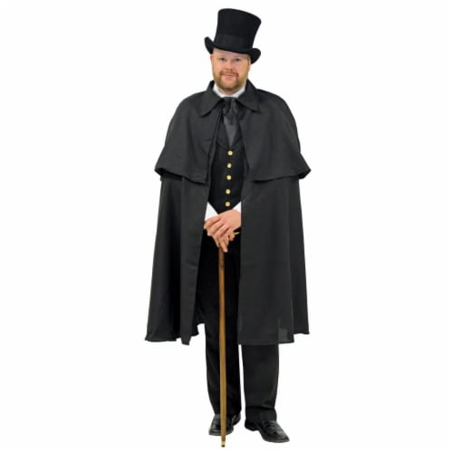 Child & Teen Dickens Cape, Black Perspective: front